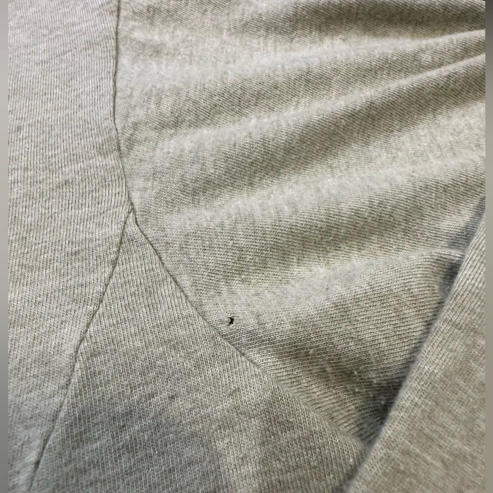 Size Medium Pure Jill cowl-neck seamed tunic pale green with drawstring - Picture 4 of 8